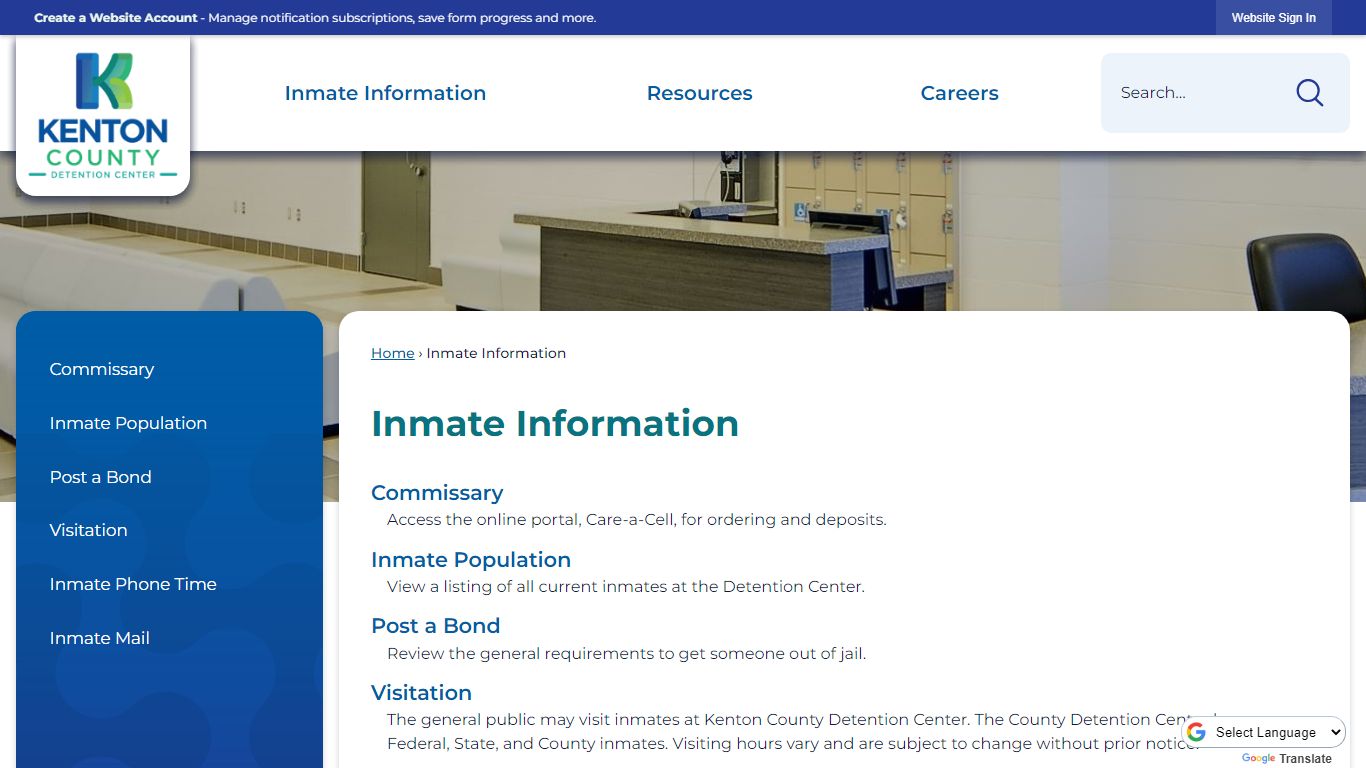 Inmate Information | Kenton County Detention Center, KY